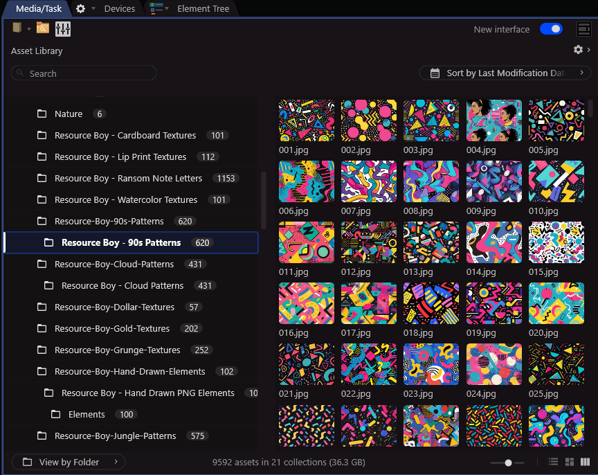 Asset Library improvement