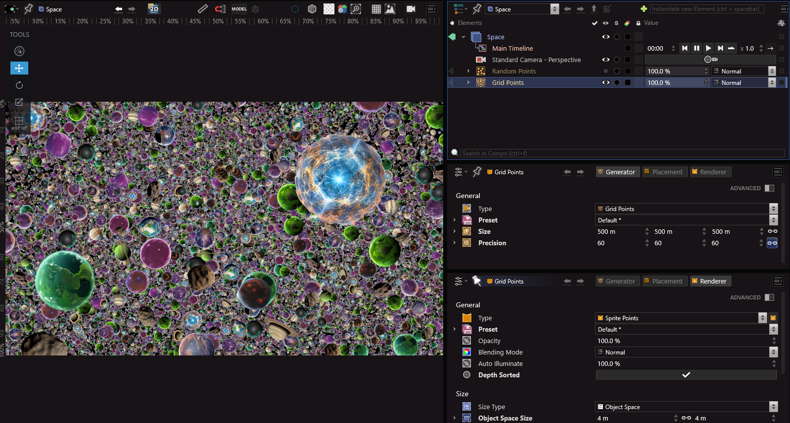 Gpu Sort of Sprite Points 