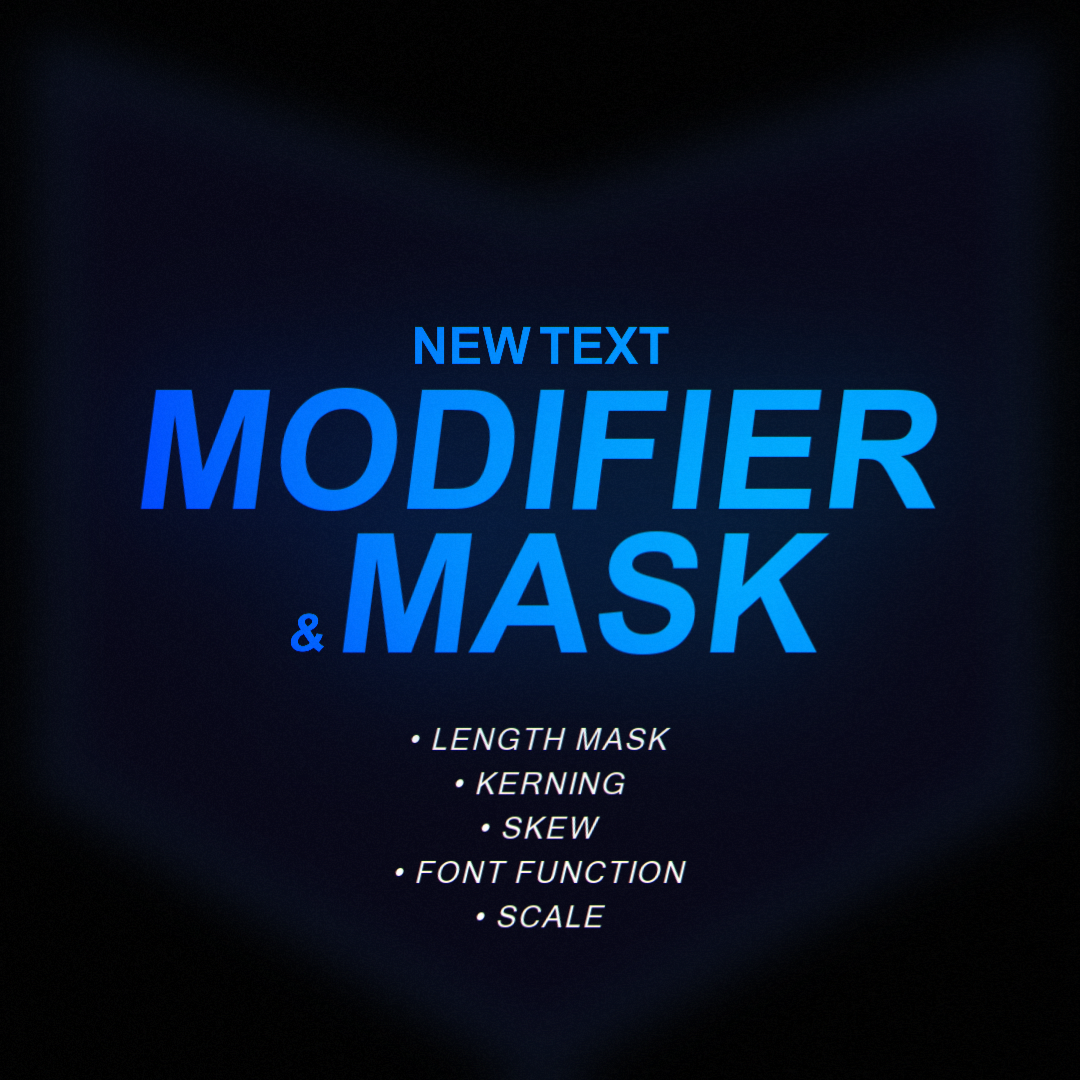 New text modifier