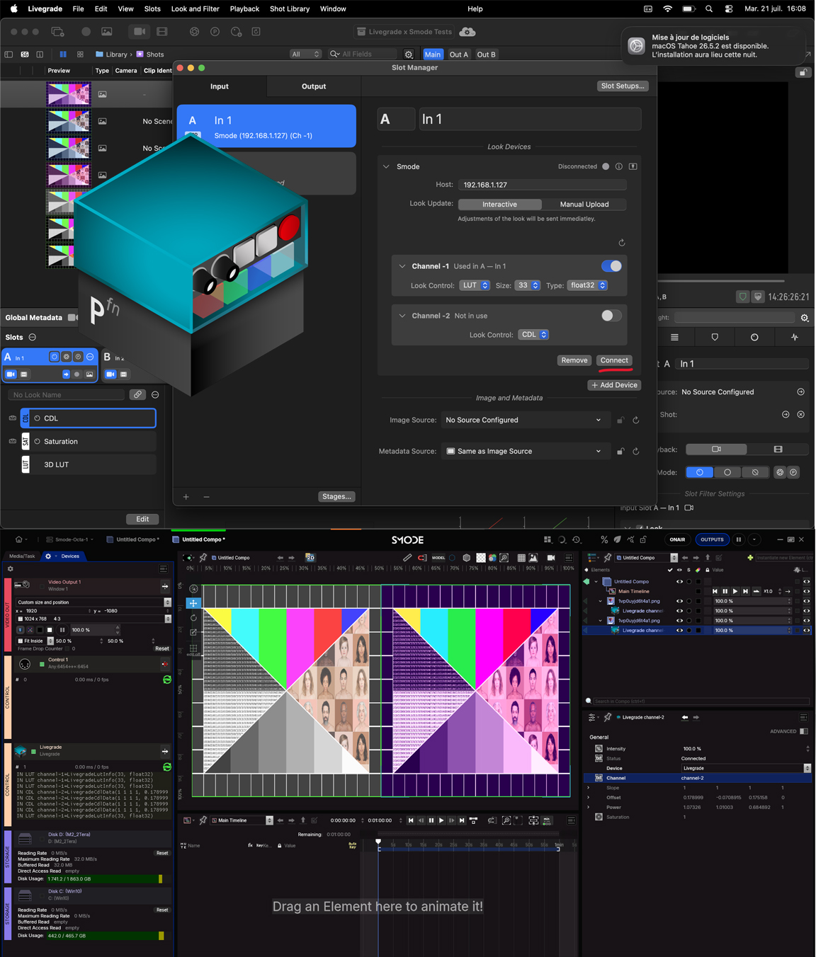 Livegrade connection
