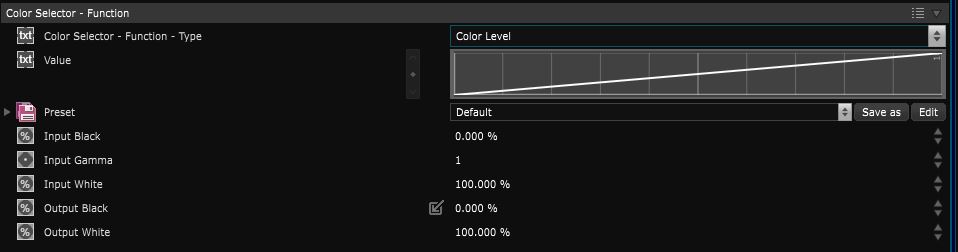 FunctionColorLevel