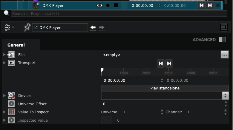 Dmx Player :: SMODE documentation