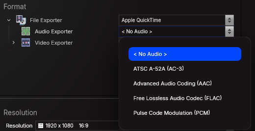 Audio Codec list